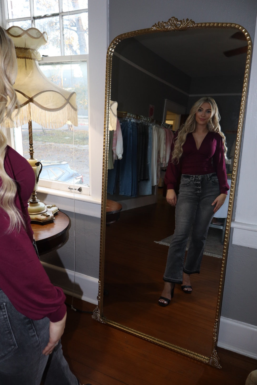 Peasant Sleeve Bodysuit
