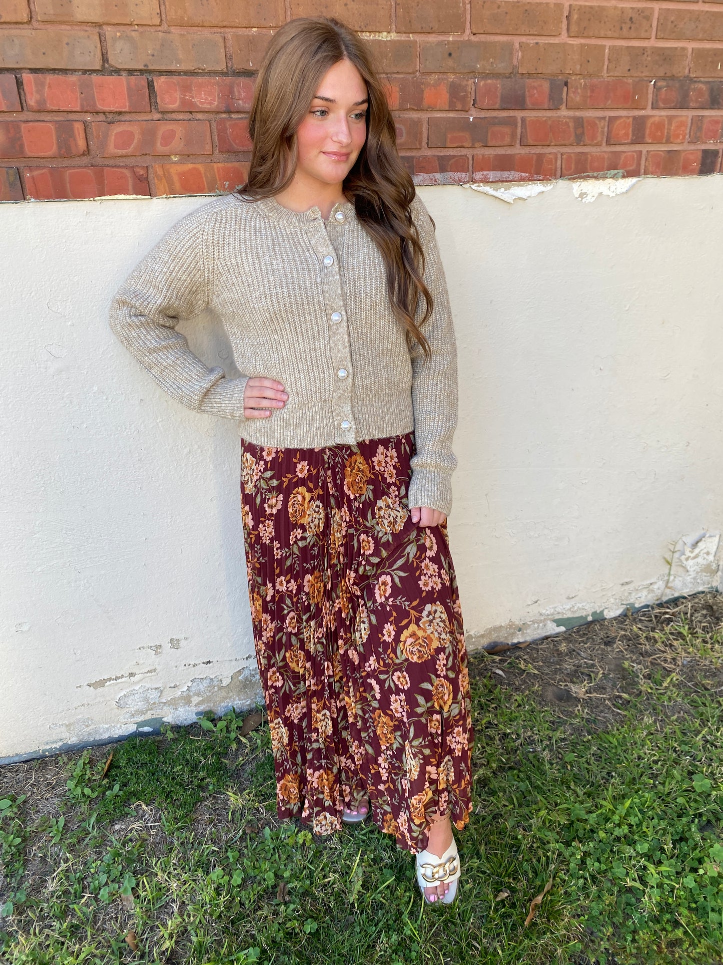 Meadow Pleated Skirt