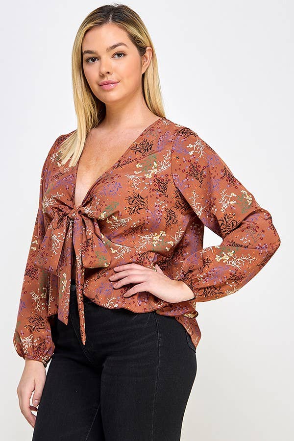 Plus Size Henna Blouse
