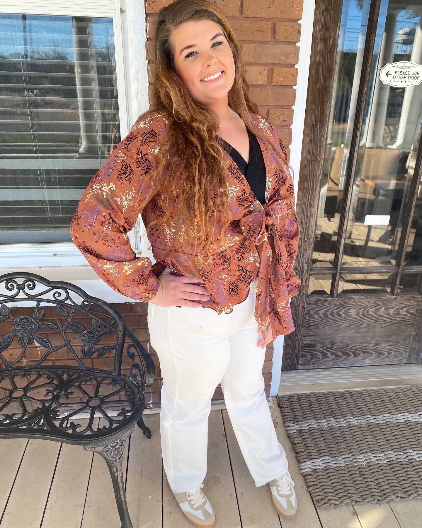 Plus Size Henna Blouse