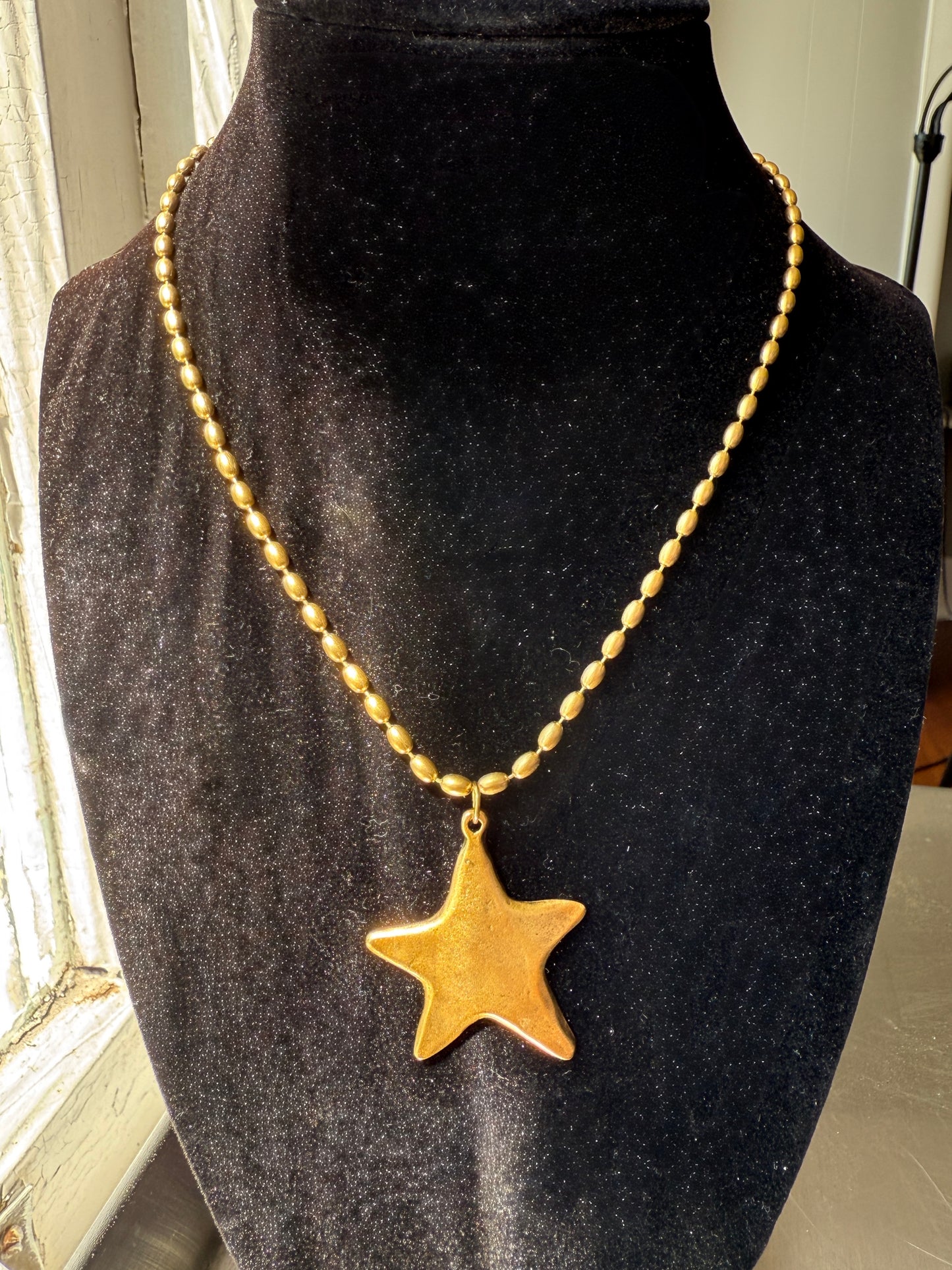 Gold Star Necklace