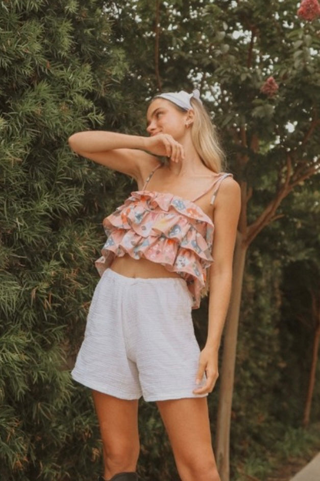 Diana Ruffled Tank