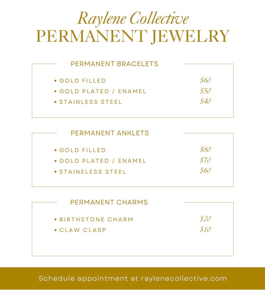 Permanent Jewelry Appointment