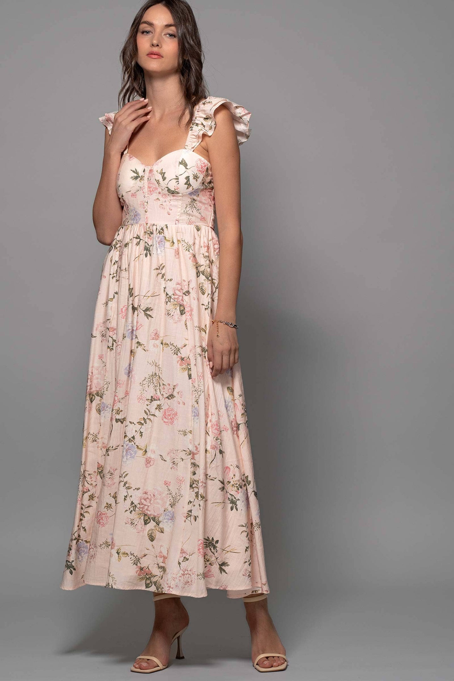 Floral Blush Easter Dress