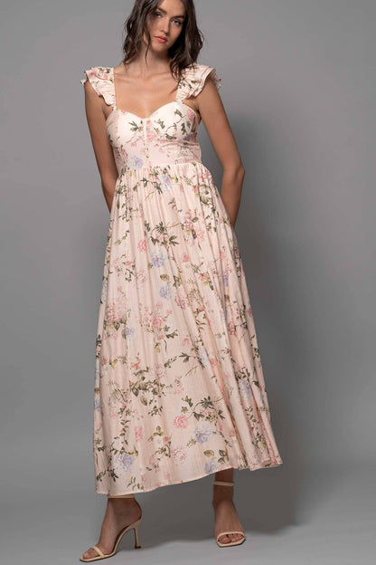 Floral Blush Easter Dress