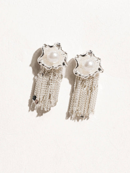 Pearl Shell Tassel Earring