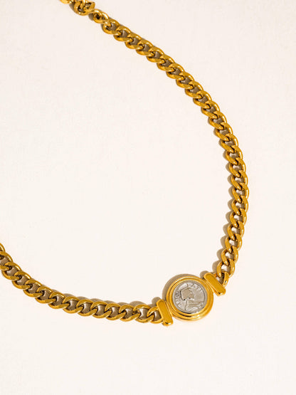 Parisse Coin Necklace