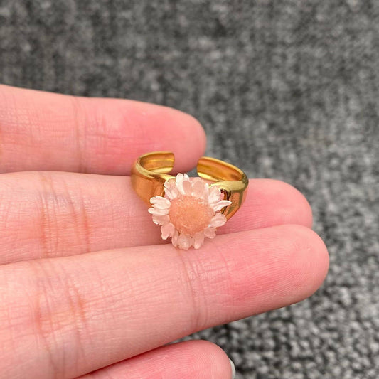 Pink Daisy Ring