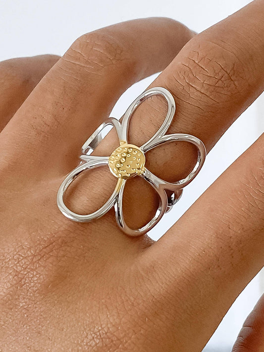 Anillo floral Isolda