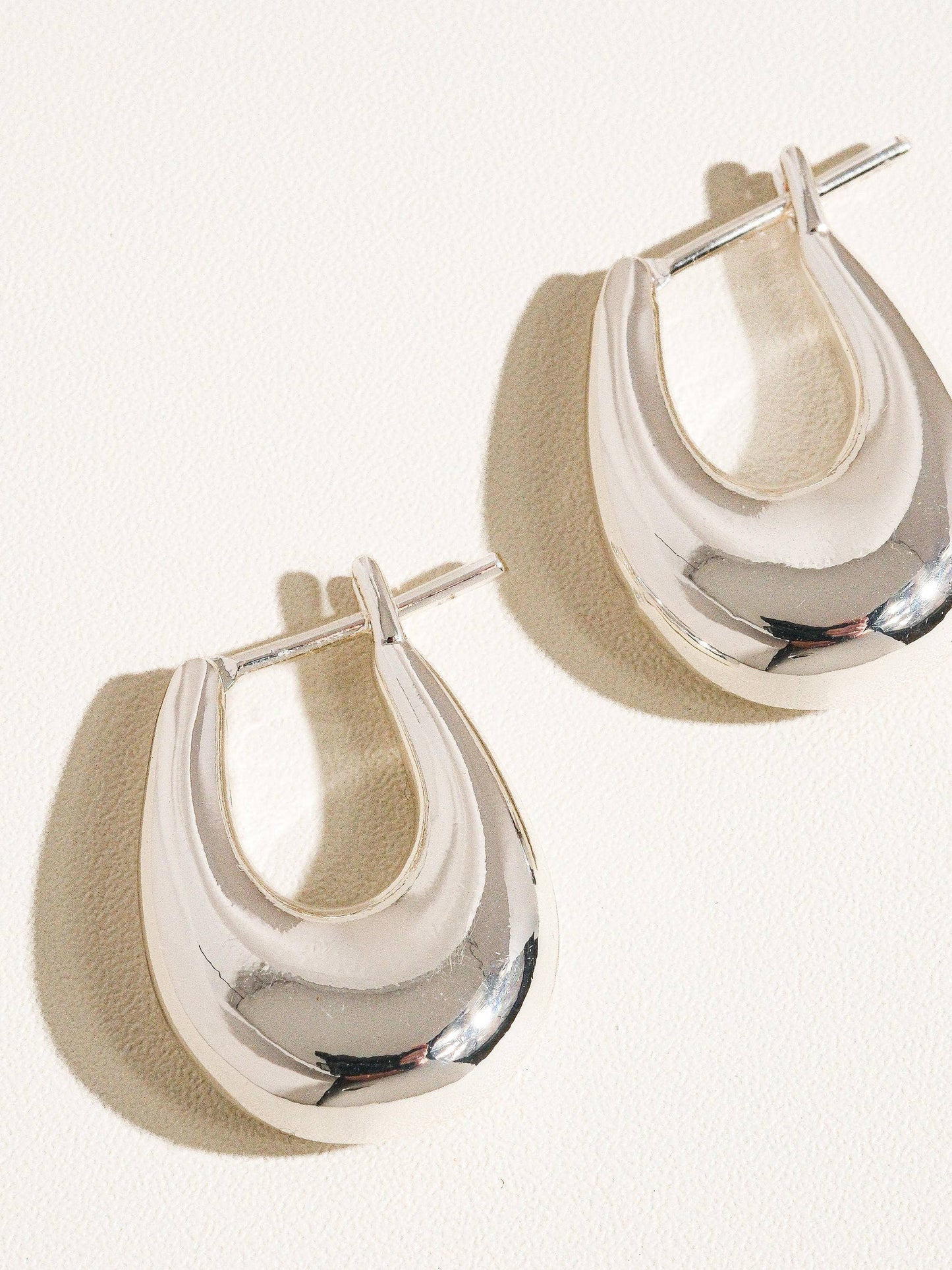 Quinn Classic Droplet Hoop Earring