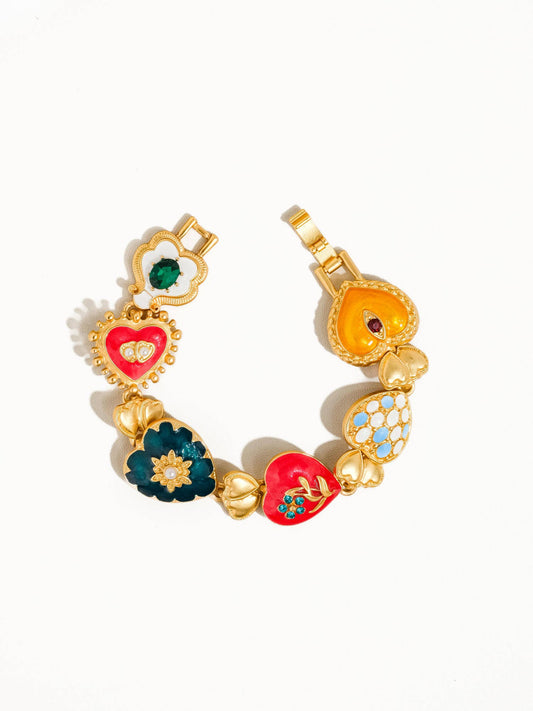 Baroque Heart Bracelet