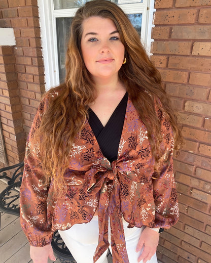 Plus Size Admiring Crop Top