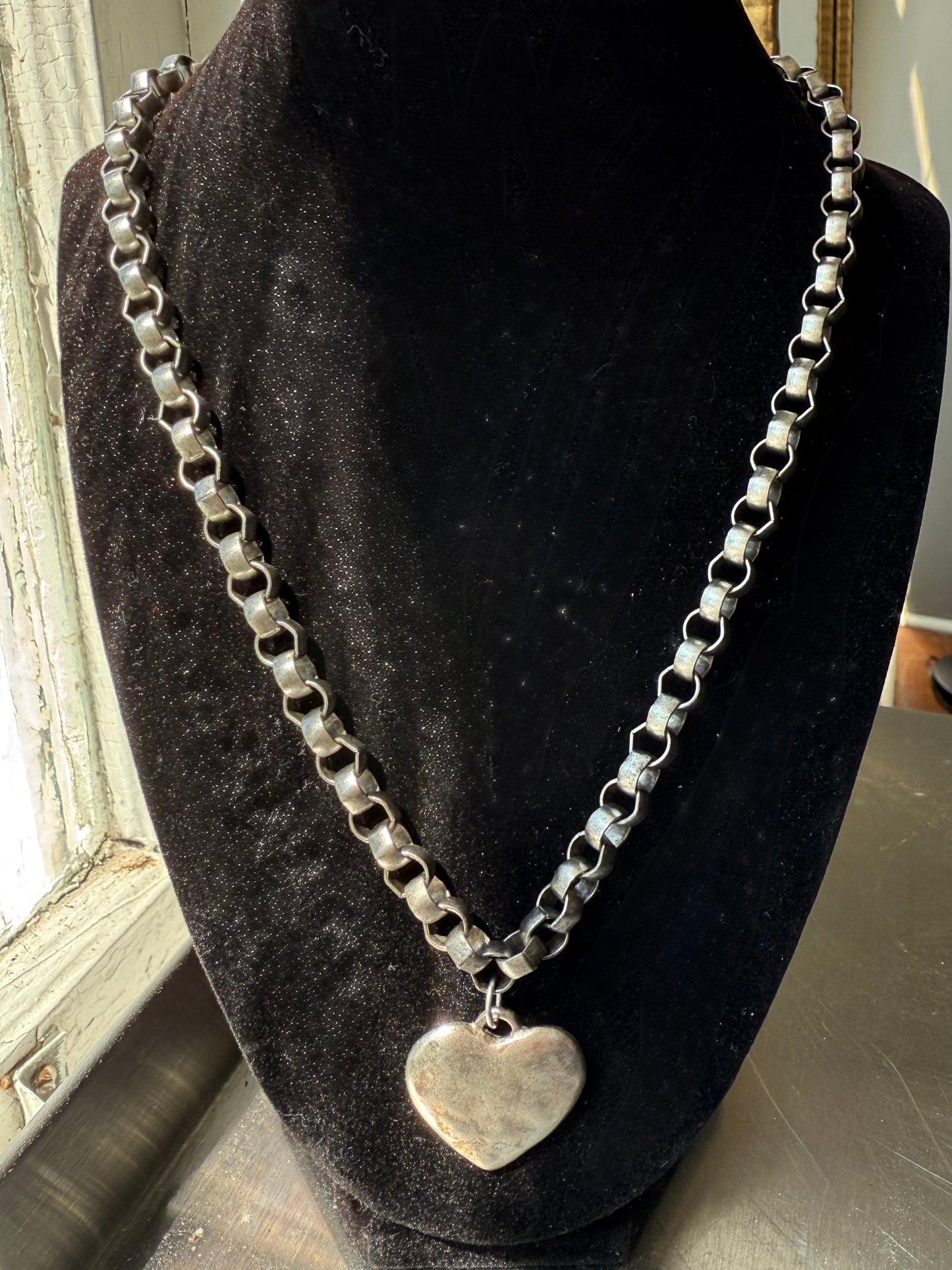 Stone Heart Necklace