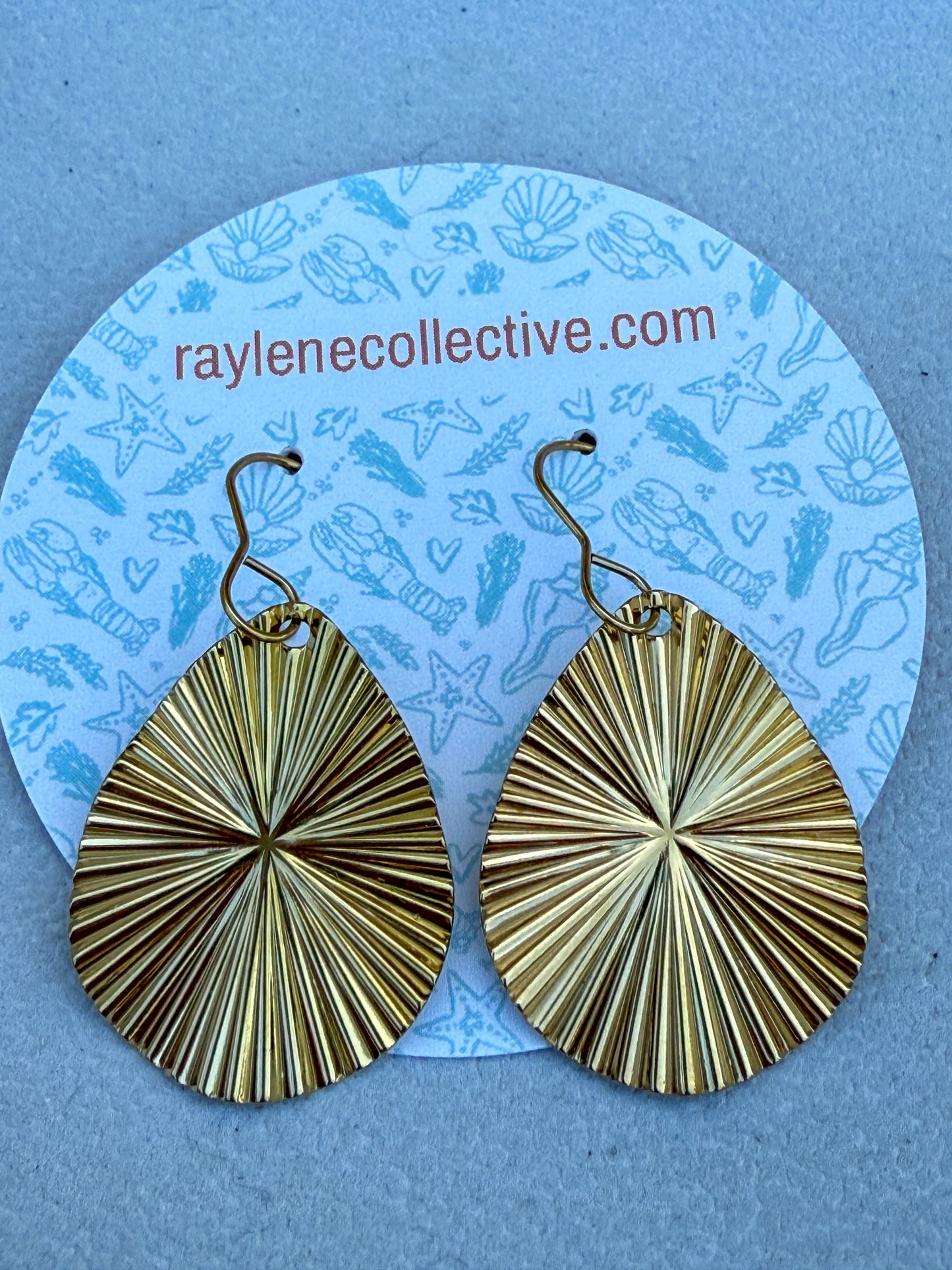 Gold Leaf Danglies