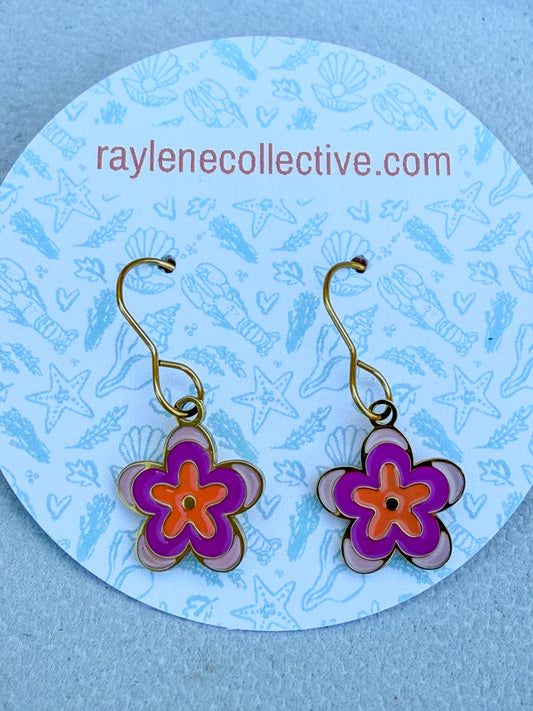 70s Flower Danglies