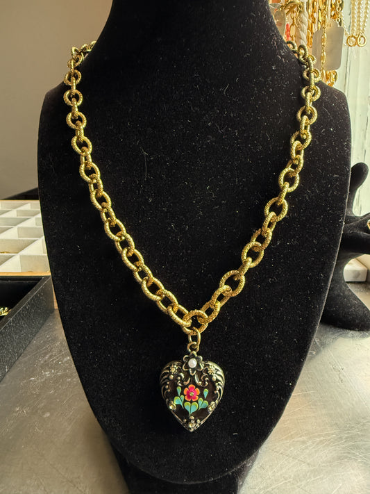 Vintage Heart Necklace