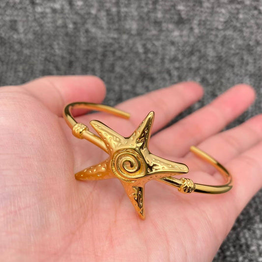 Starfish Cuff Bangle