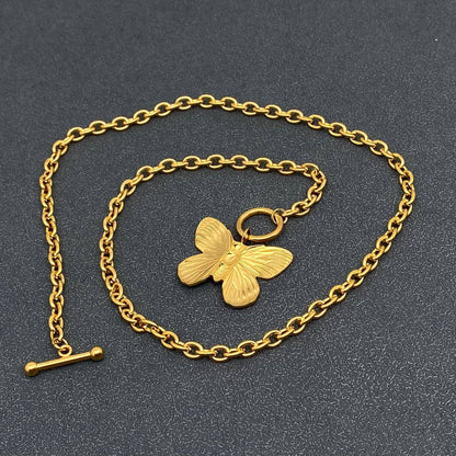 Butterfly Buckle Necklace