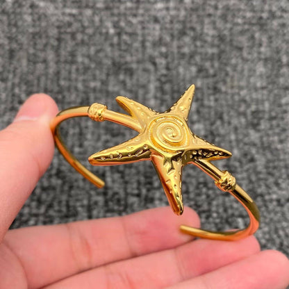Starfish Cuff Bangle