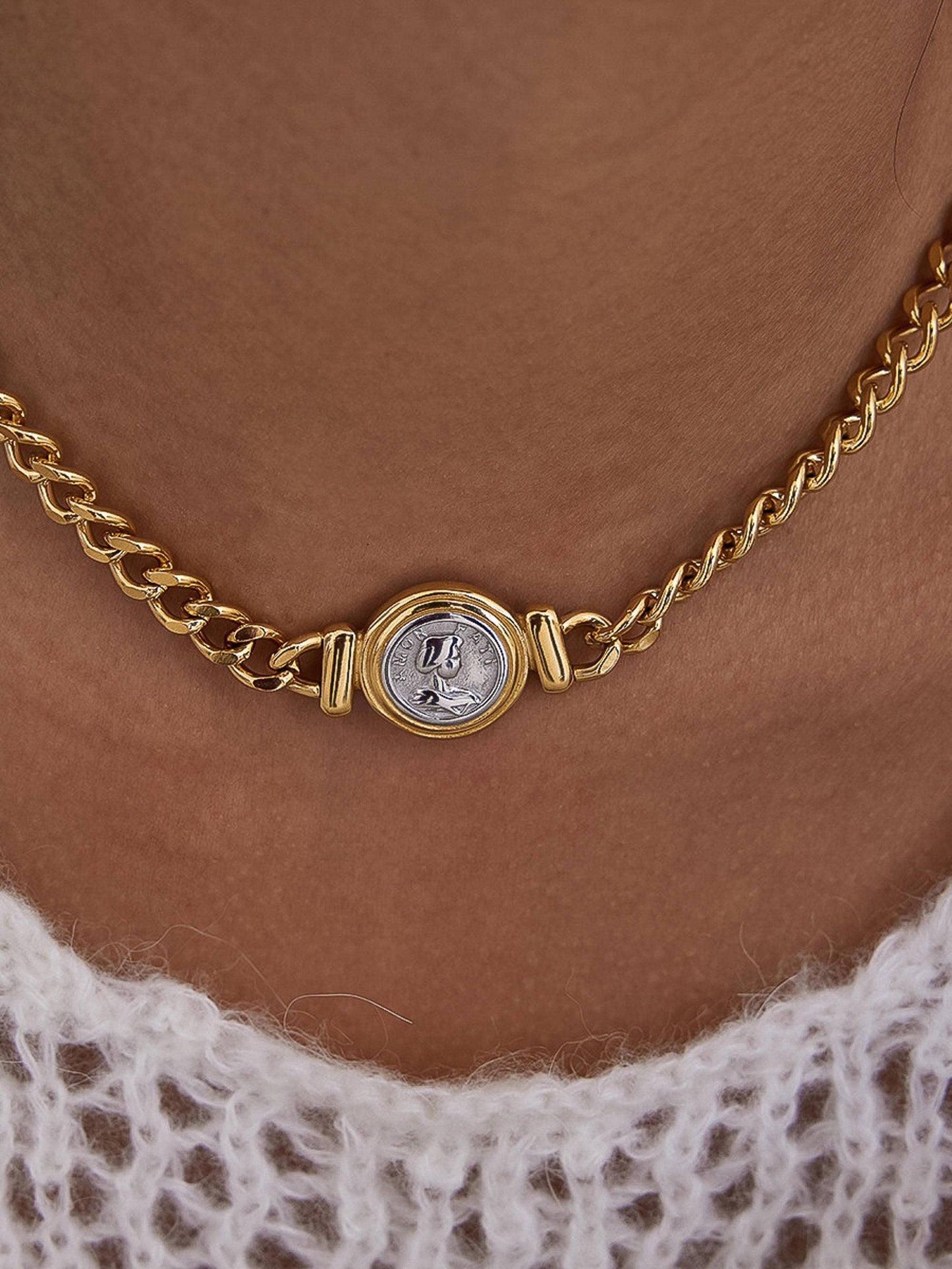 Parisse Coin Necklace