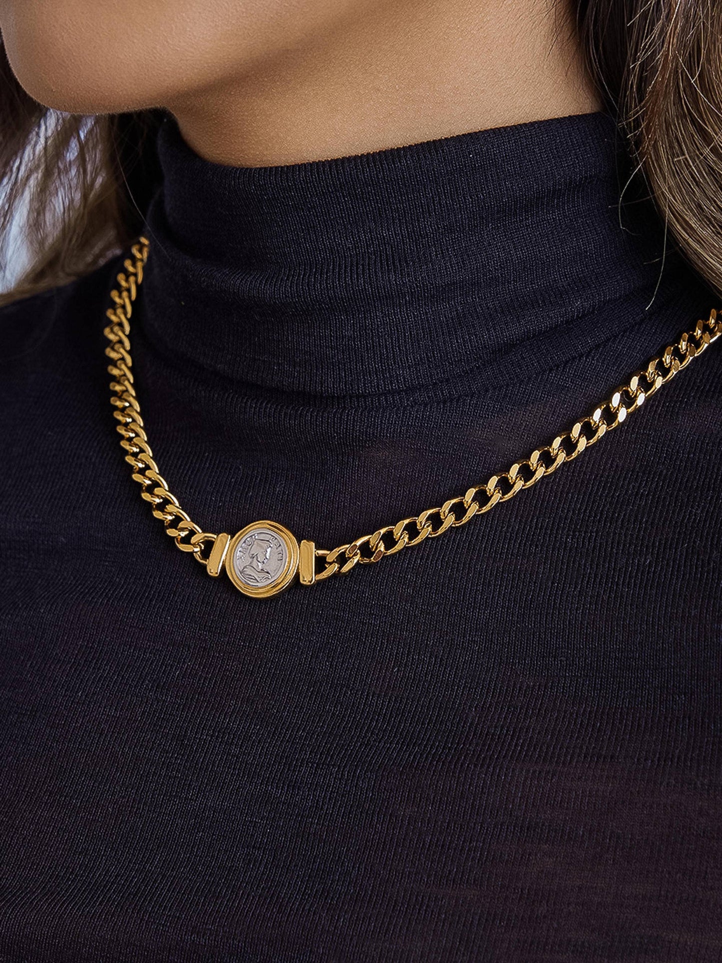 Parisse Coin Necklace