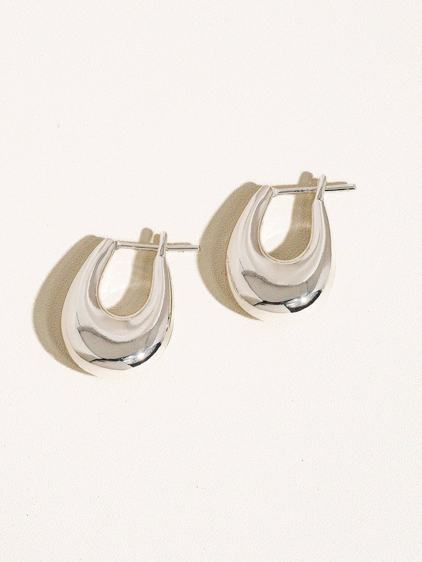 Quinn Classic Droplet Hoop Earring